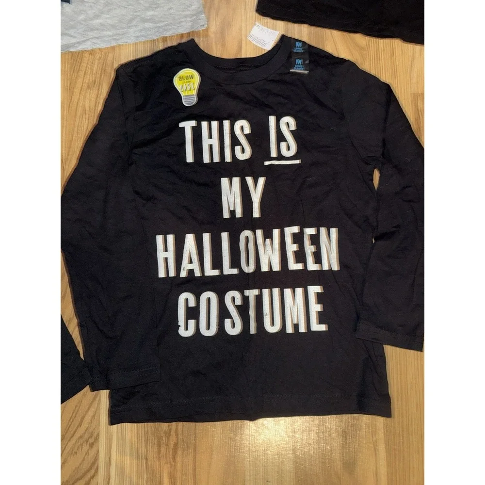 Halloween Boys Sz 8 Clothes Lot‎ PJs Pajamas Graphic Tee T-shirts